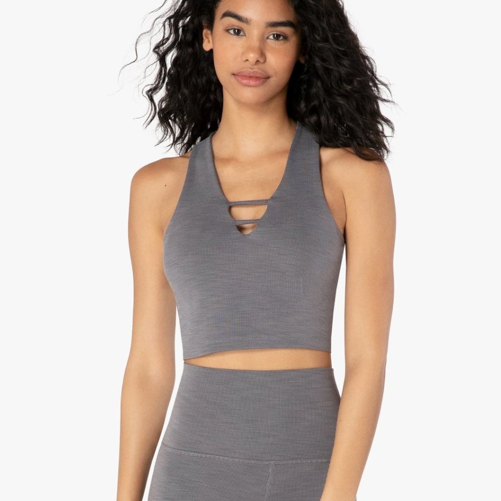 Beyond Yoga Ribbed Cropped Tank